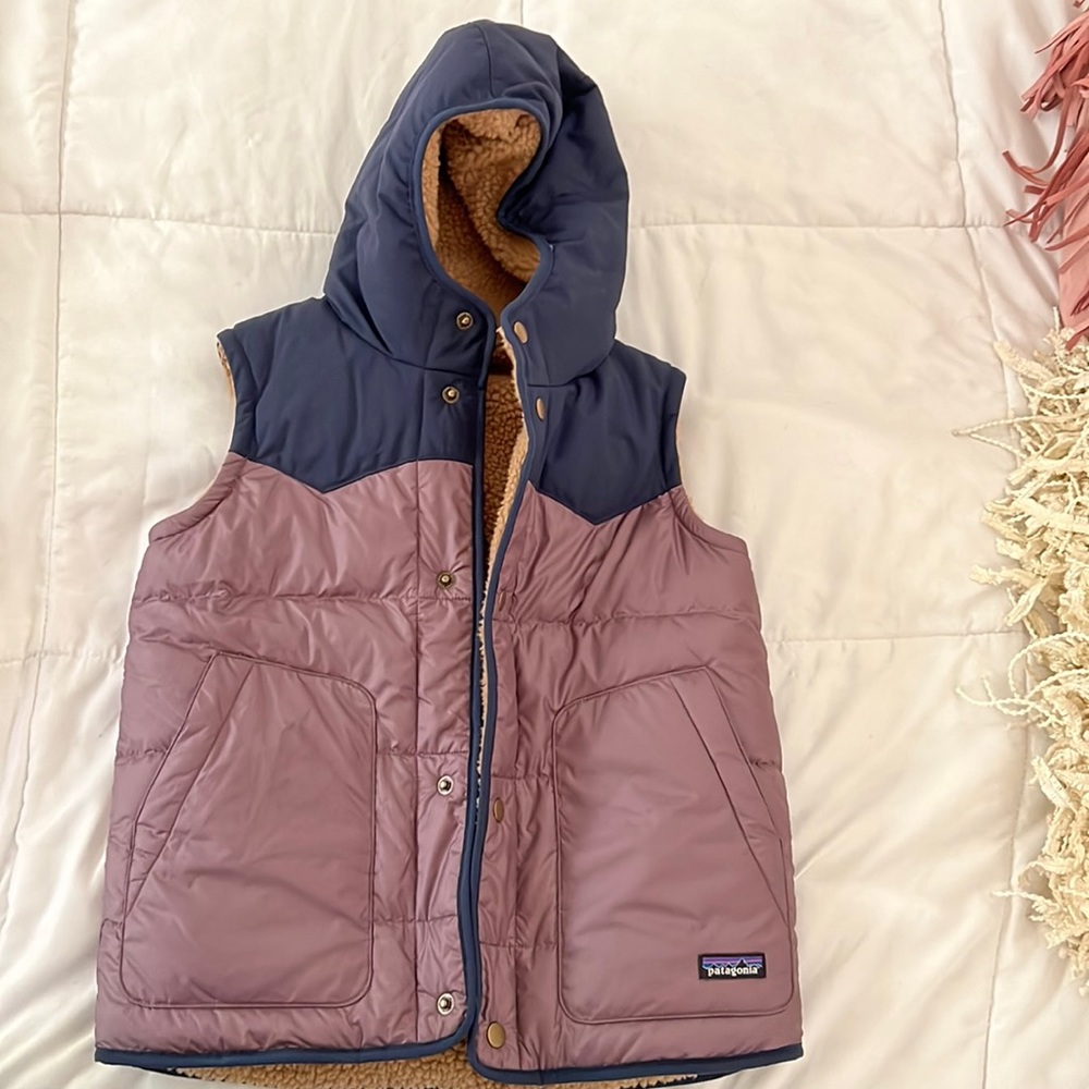 Girls Reversible Patagonia Vest